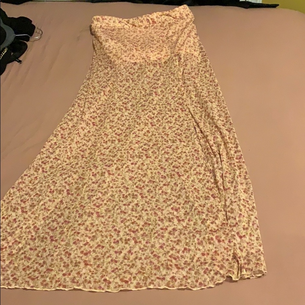 Floral maxi skirt size S